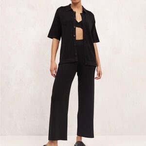 Black Button-Up Shirt